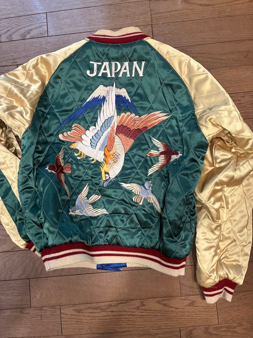 スカジャン　テーラー東洋　虎X鷹　M18426 中古L