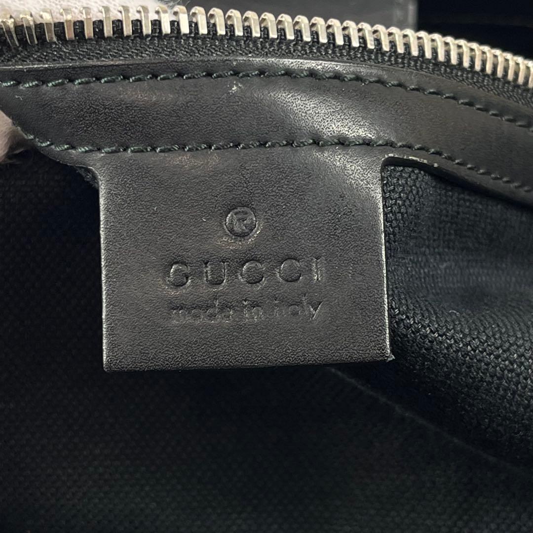 GUCCI GGスプリーム　シェリーライン　トートバッグ　肩掛け　ブラック
