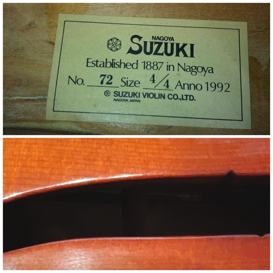 【美品】SUZUKI チェロ NO.72 4/4 1992年製　スズキフルサイズ