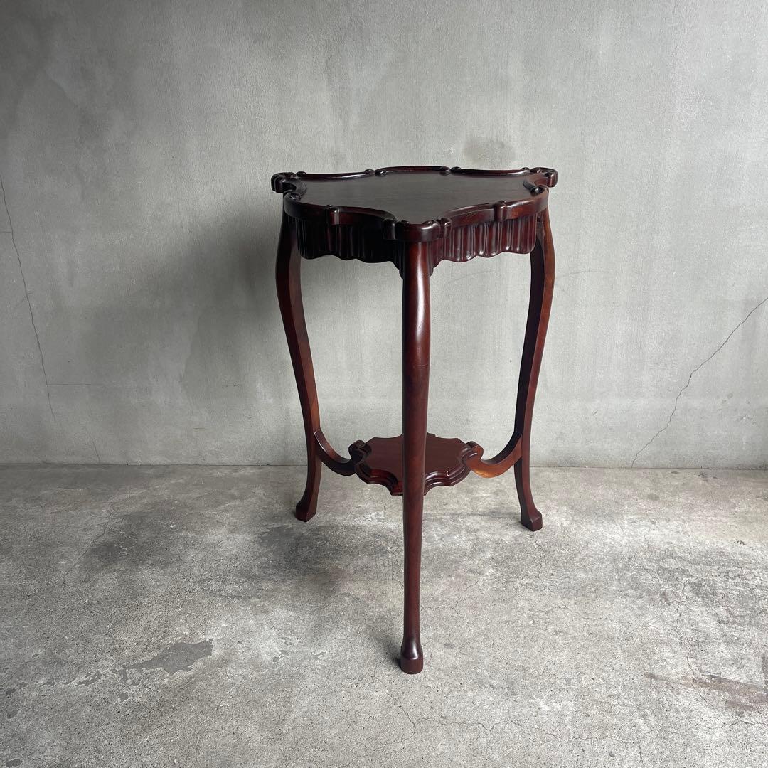 オールドヴィンテージ　イタリア　オケージョナルテーブル　花台　サイドテーブル