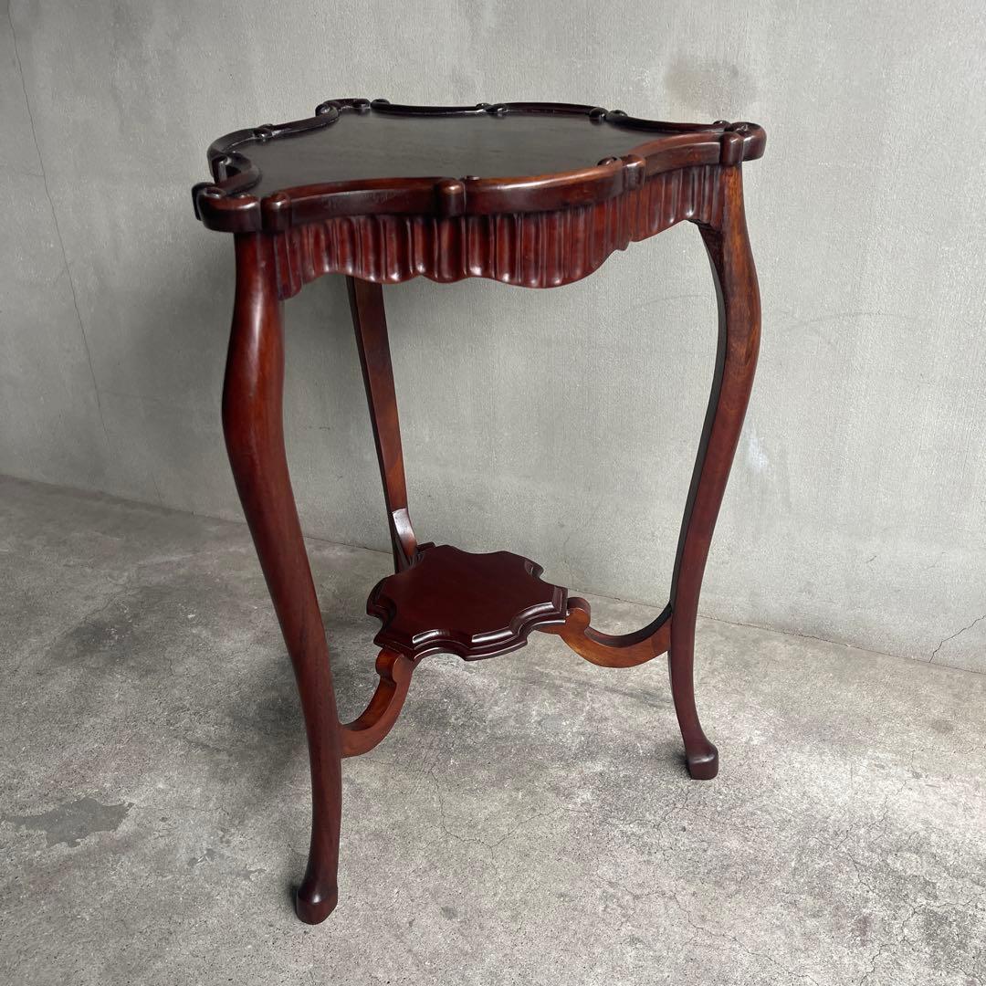 オールドヴィンテージ　イタリア　オケージョナルテーブル　花台　サイドテーブル