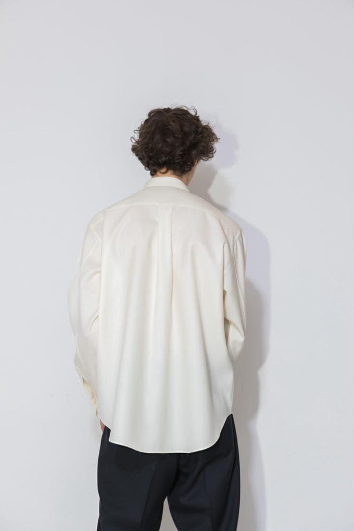 MBハイエンド尾州ウールシャツ　Ｍサイズ