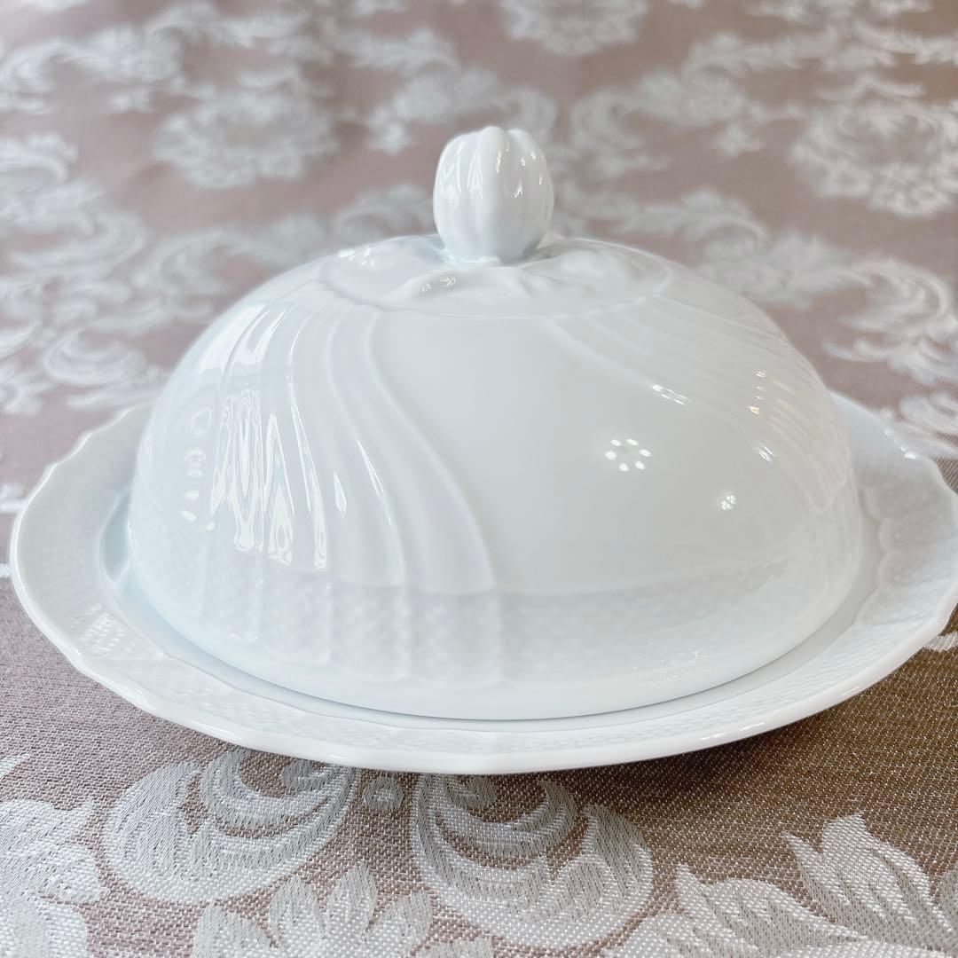 希少品❤️未使用❤️ジノリ❤️カバードマフィンディッシュ❤️ベッキオホワイト