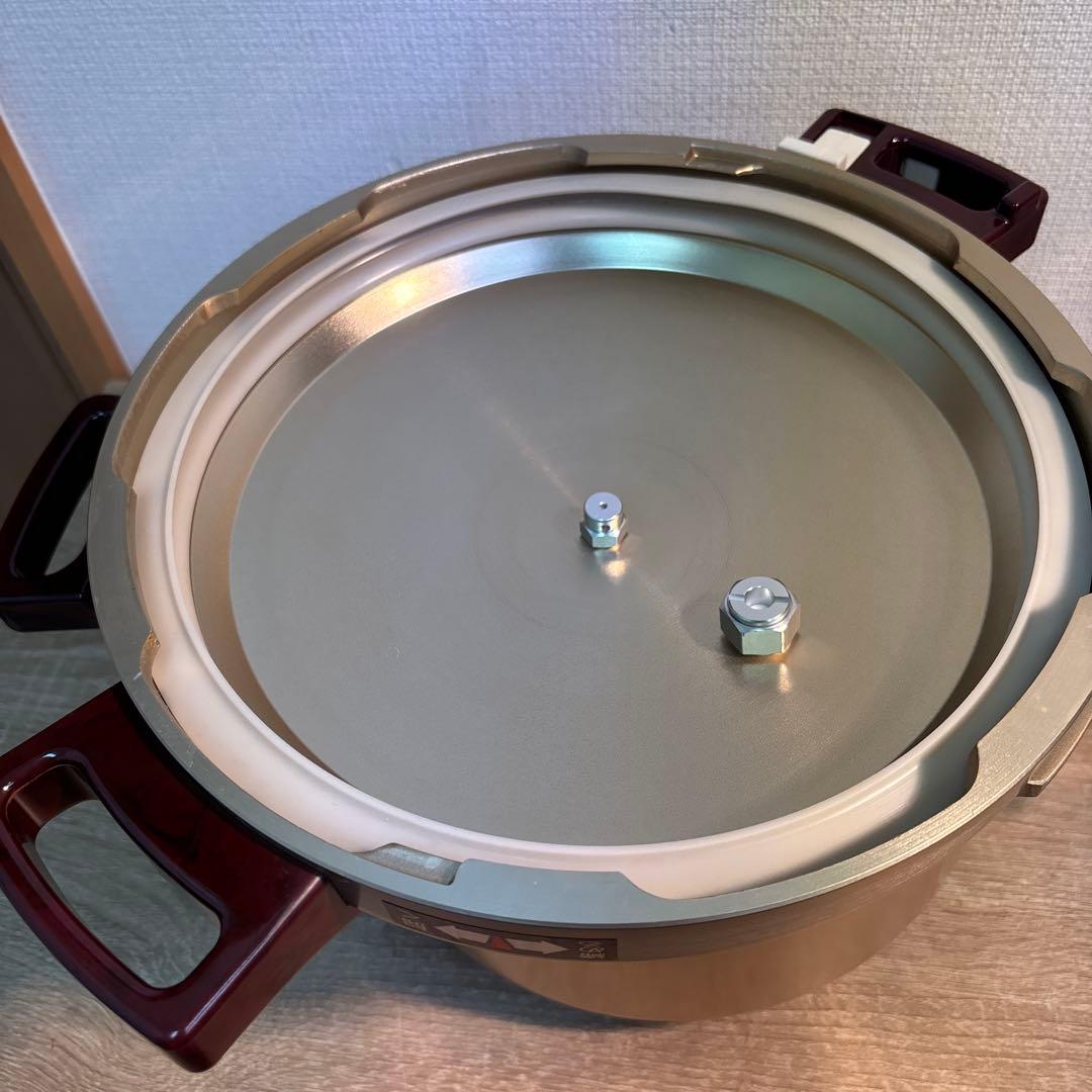 ピースター 圧力鍋 ゴールド 6.4L レトロ 希少 関西軽金属工業 炊飯