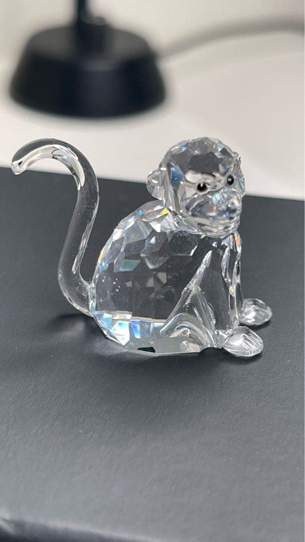 SWAROVSKI 猿のみ　置物　インテリア