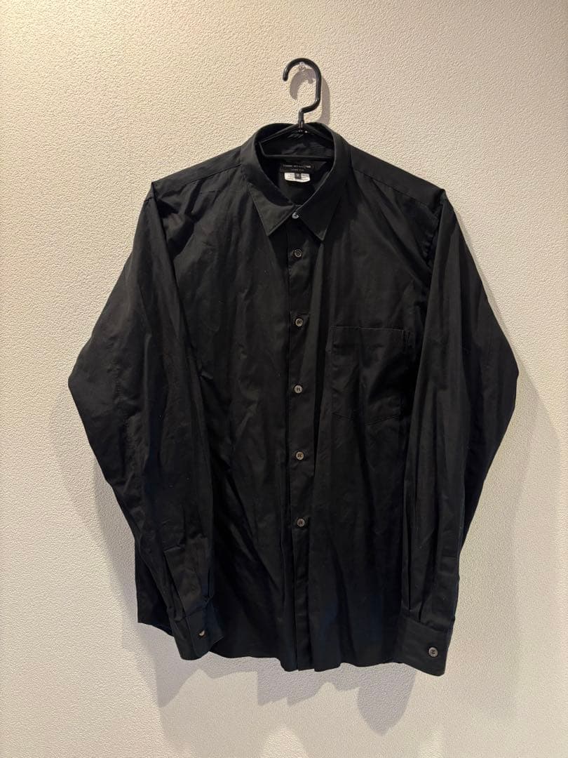 25ss COMME des GARÇONS homme plus黒シャツ M