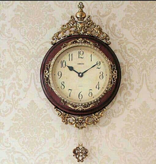 北歐風 英国貴族風 クロック。壁掛け時計 かけ時計 ヨーロッパ風