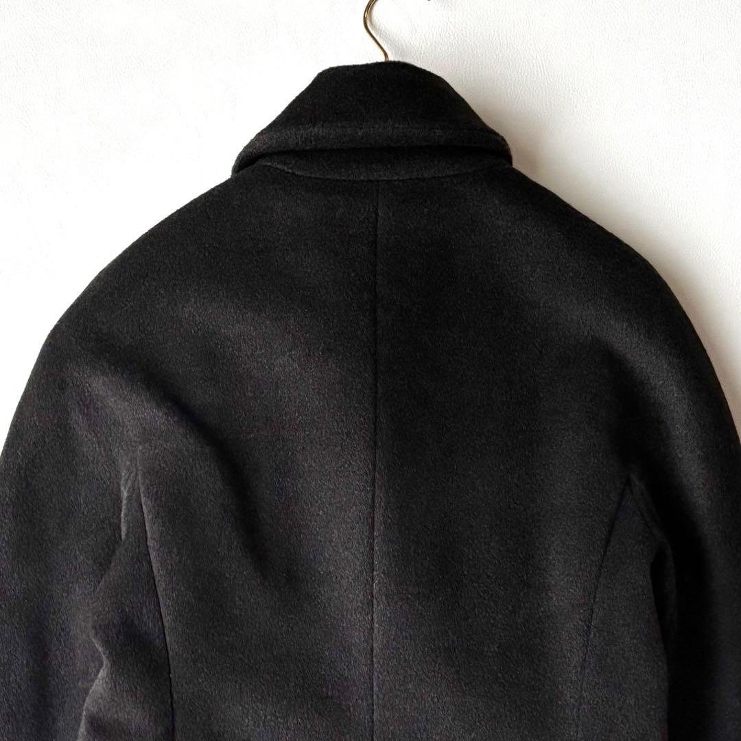 Max Mara ロングコート マキシ丈　白タグ　カシミヤ混　比翼仕立て　40