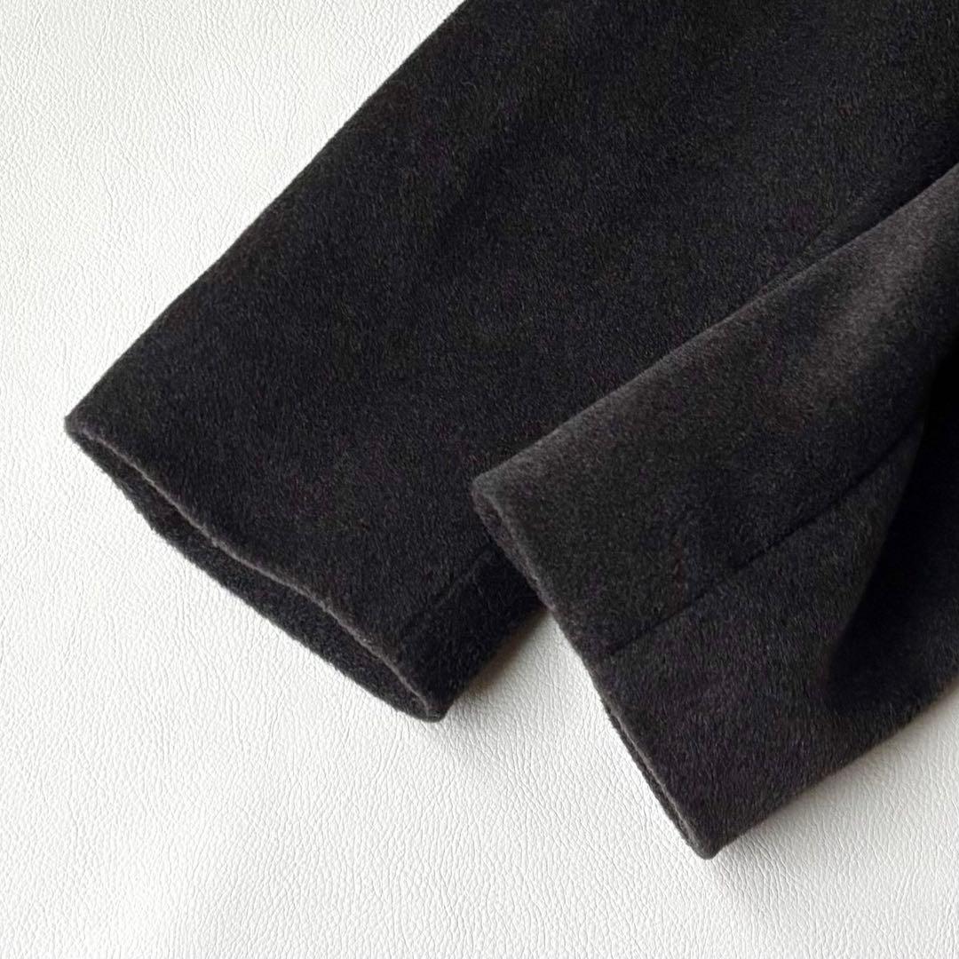 Max Mara ロングコート マキシ丈　白タグ　カシミヤ混　比翼仕立て　40