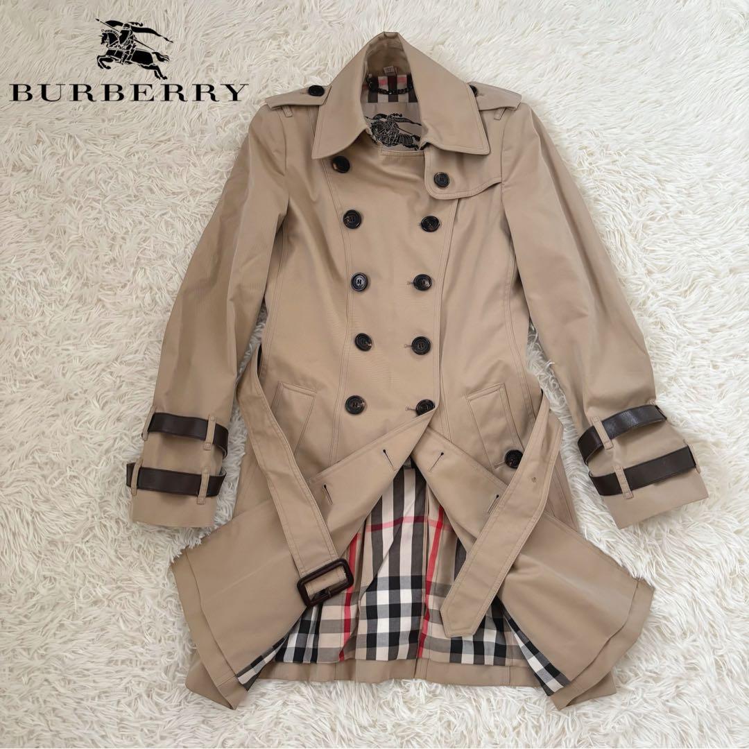 BURBERRY バーバリー ノバチェック トレンチコート ベージュ38 M相当