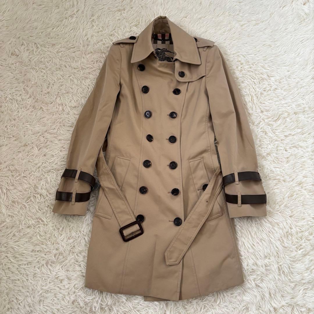 BURBERRY バーバリー ノバチェック トレンチコート ベージュ38 M相当