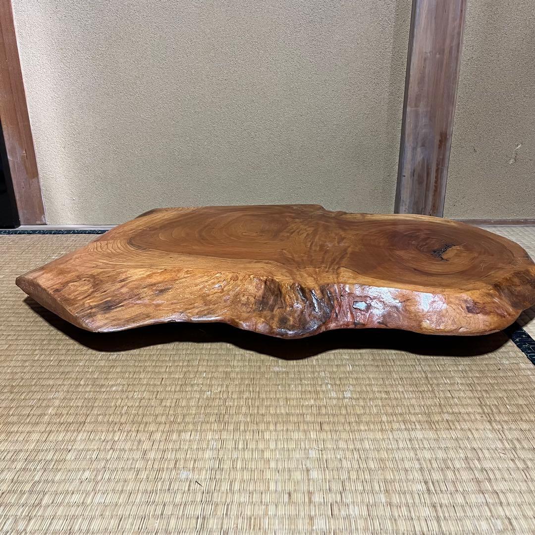 特大サイズ　飾り台座　一枚板　天然木　花台