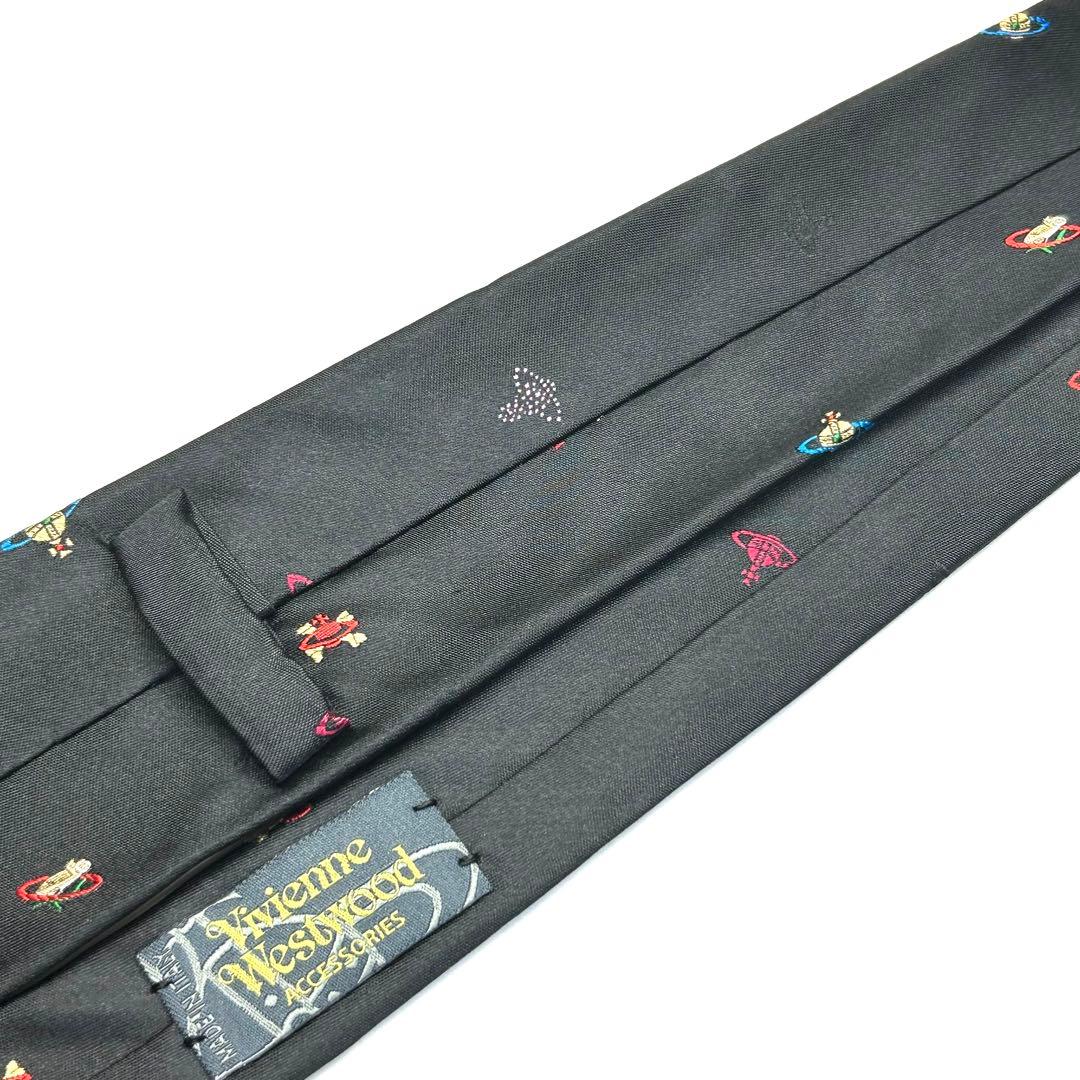 【極美品✨】超激レア！ ヴィヴィアンウエストウッド ネクタイ ブラック オーブ
