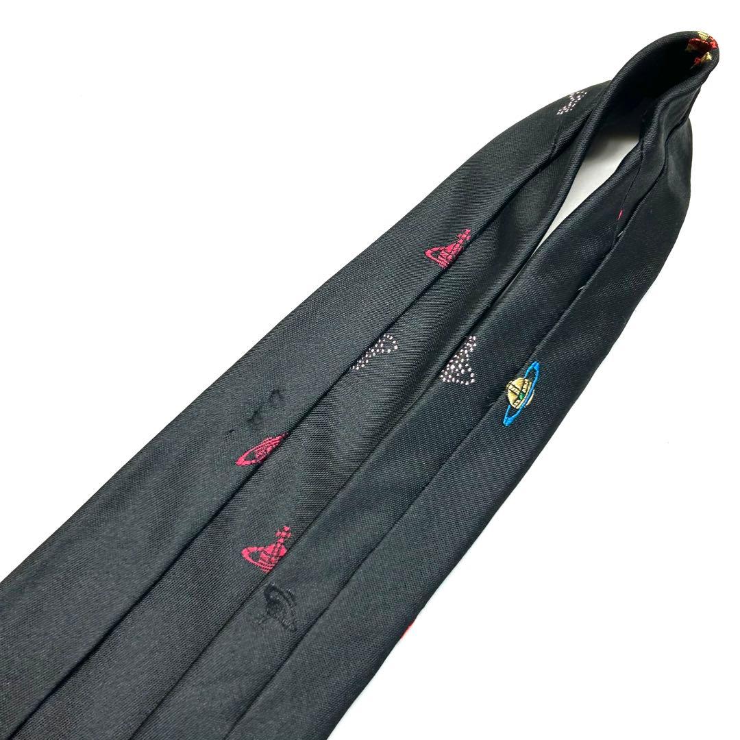 【極美品✨】超激レア！ ヴィヴィアンウエストウッド ネクタイ ブラック オーブ