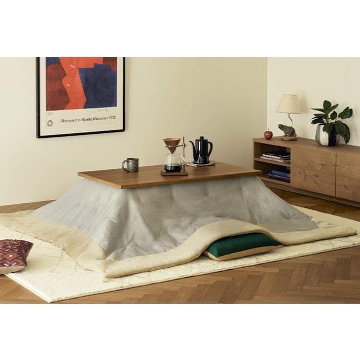 【美品】unico ウニコ KNOD(ノッド)　こたつテーブル W1050