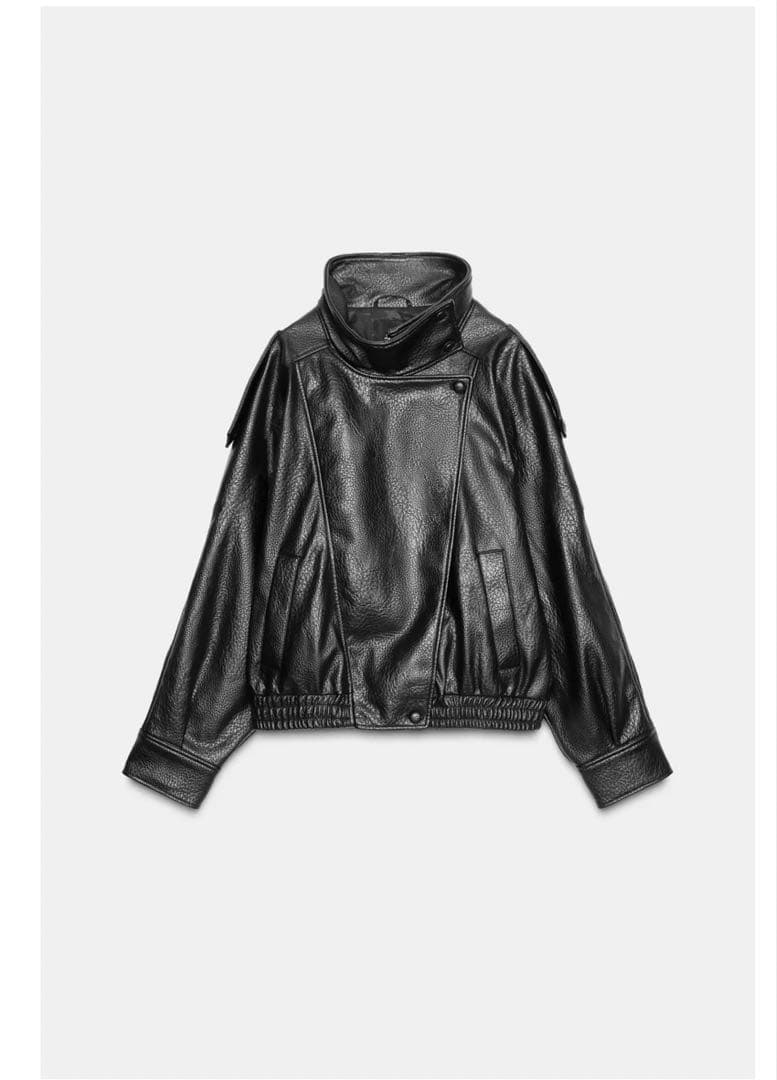 ZARA♡フェイクレザージャケットM完売品