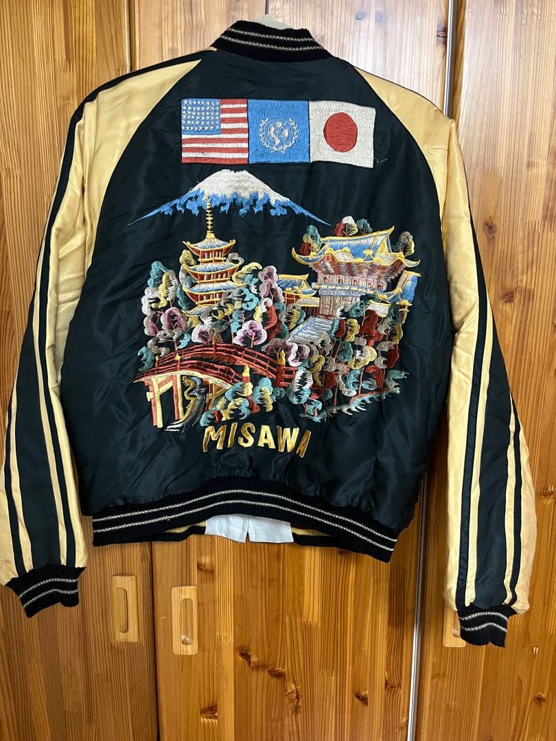 テーラー東洋　スカジャン　サイズM 三沢基地　わんぱくデニス