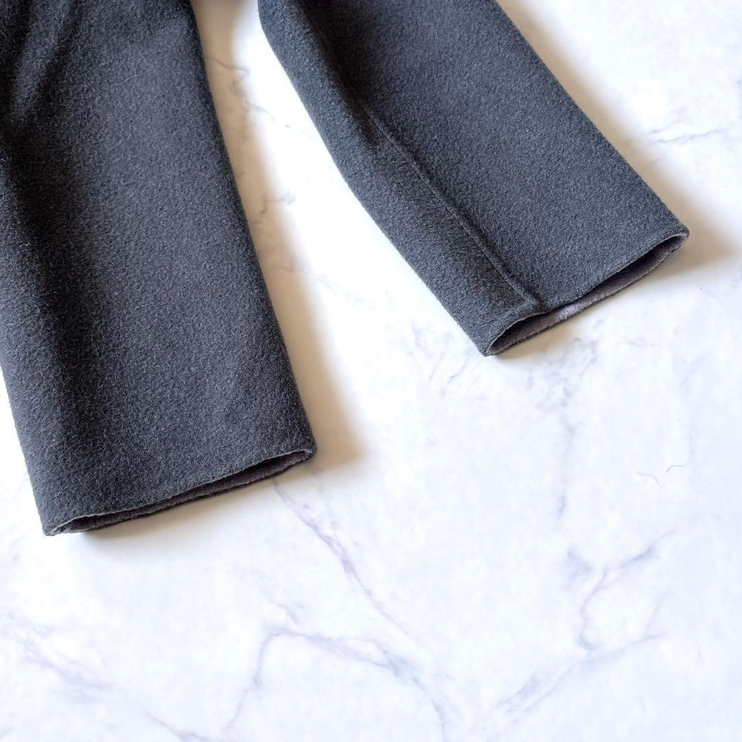 【EMPORIO ARMANI】カシミヤウールリバーコート　チェスターコート38