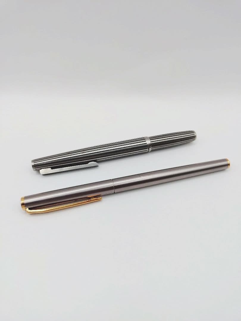 4-505 万年筆　2本　K18 K14 プラチナム　MOUNTBLANC