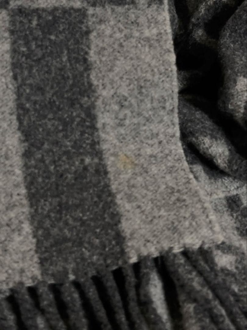 フェンディ　FENDI マフラー　グレー　FFロゴ ウール