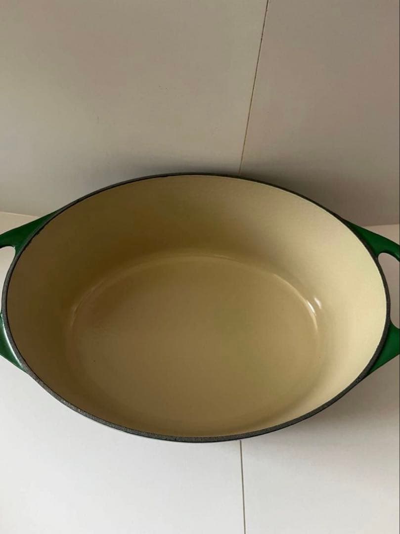 希少　廃盤　クーザンス ルクルーゼ　デュッフ　オーバル　32cm カクタス