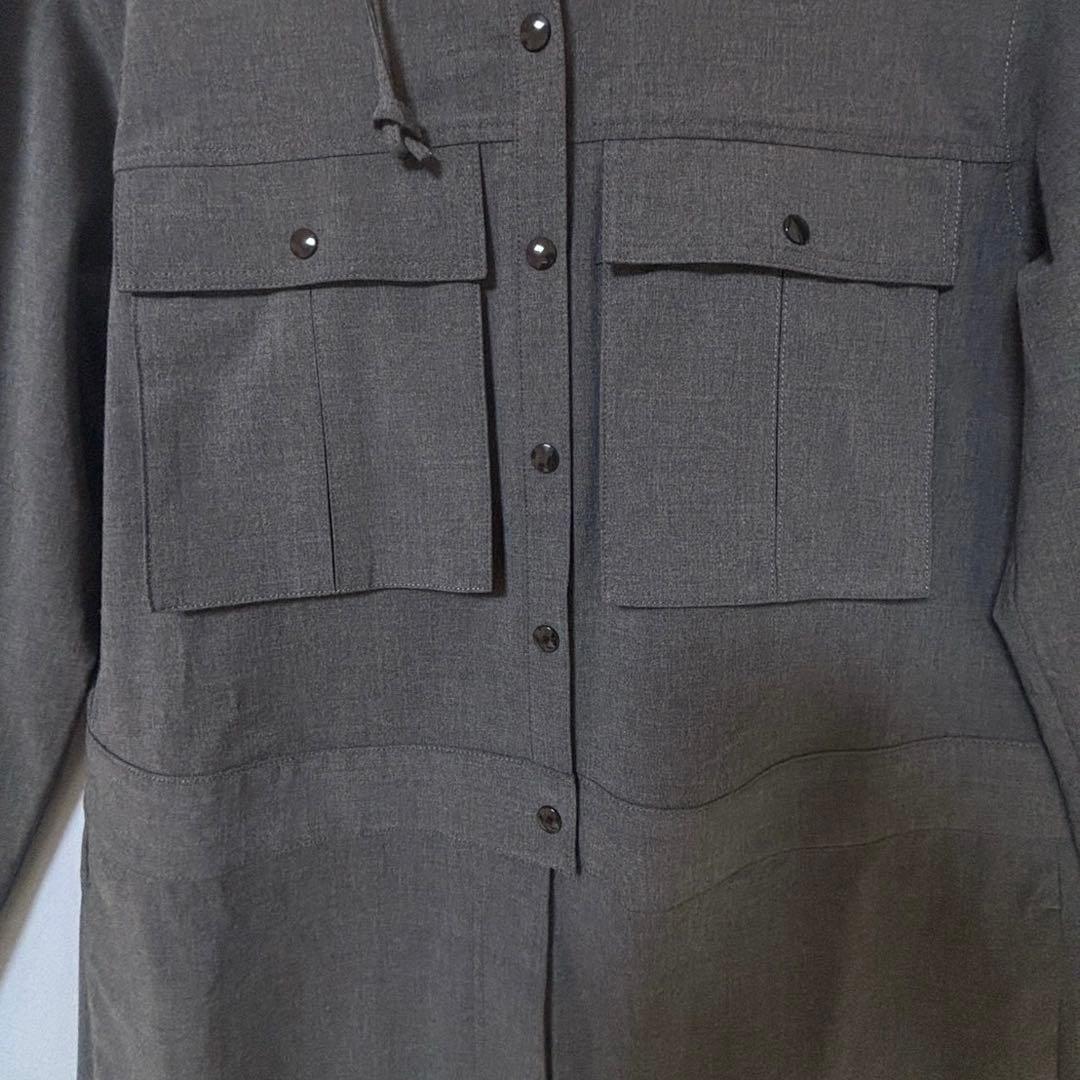 未使用ウィムガゼットTHE PAUSE フーディージャンプスーツグレー　FREE