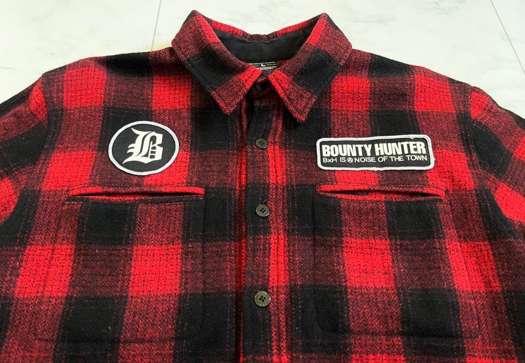 バウンティーハンター ネルシャツ　テンダーロイン ネイバーフッド ラディアル