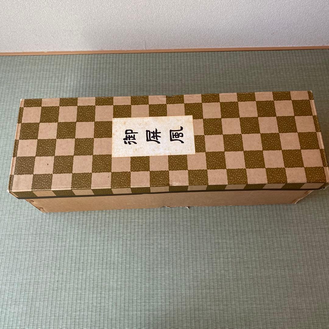 ②屏風　金箔　梅　京風　ひな祭り