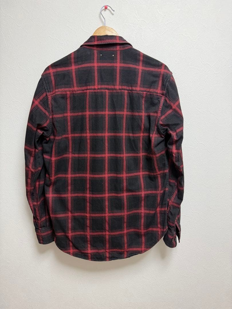 【キムタク愛用ブランド】 マインデニム Denim Check Red サイズ3