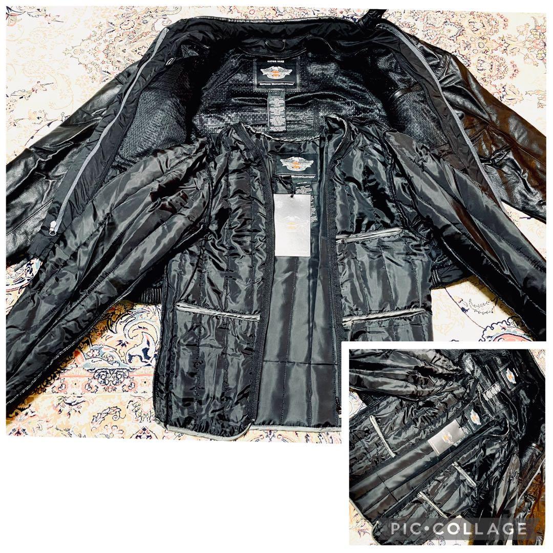 新品未使用Harley-Davidson豪華冬用インナー付きレザージャケット！