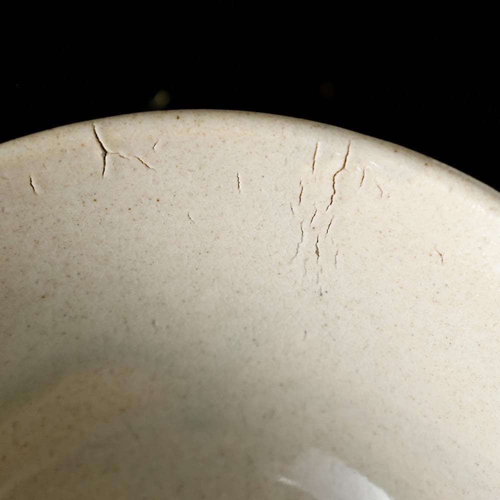 お得！時代物 「 高麗粉引平茶碗 」と「 未使用美品 茶道具 短冊 」朱塗 棗