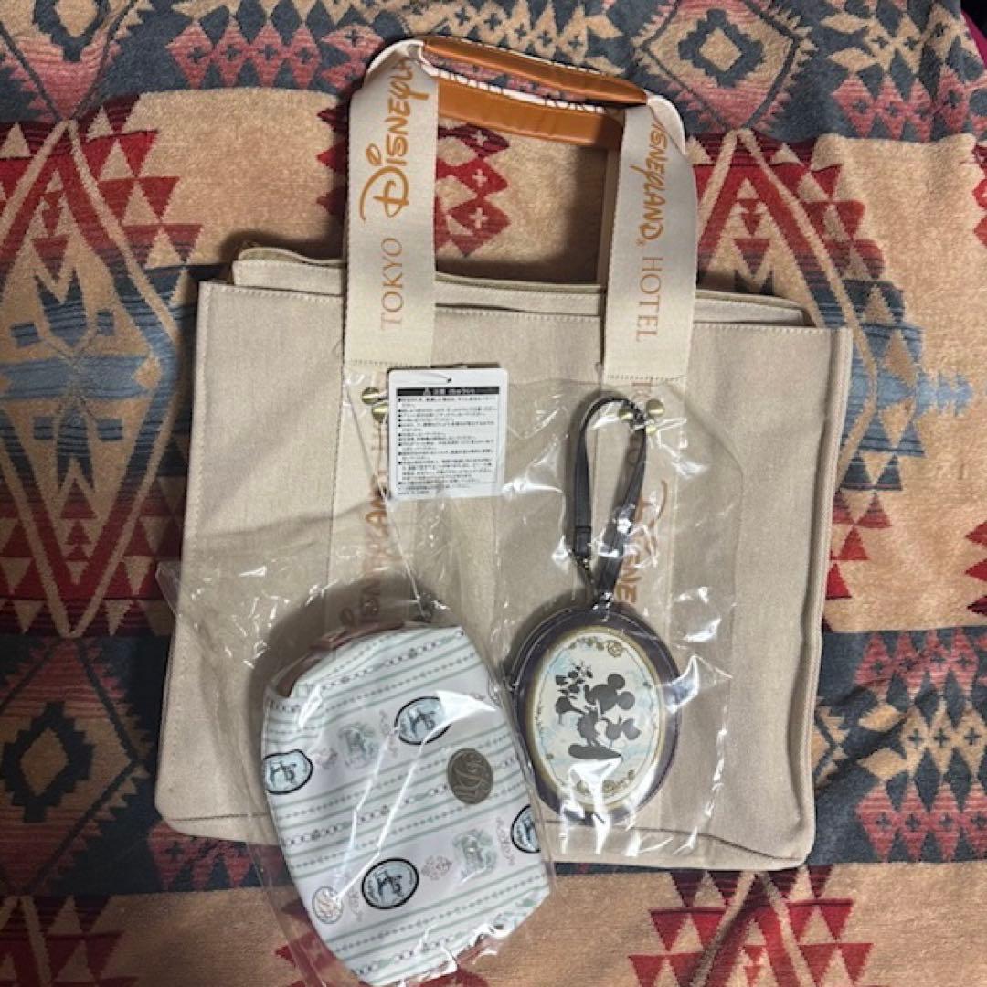 未使用新品ディズニーランドホテル宿泊者限定トートバッグポーチケース