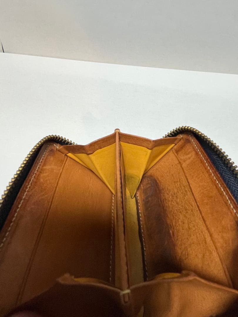 【美品】GANZO ガンゾ　リザード　トカゲ革　小銭入れ　ネイビー