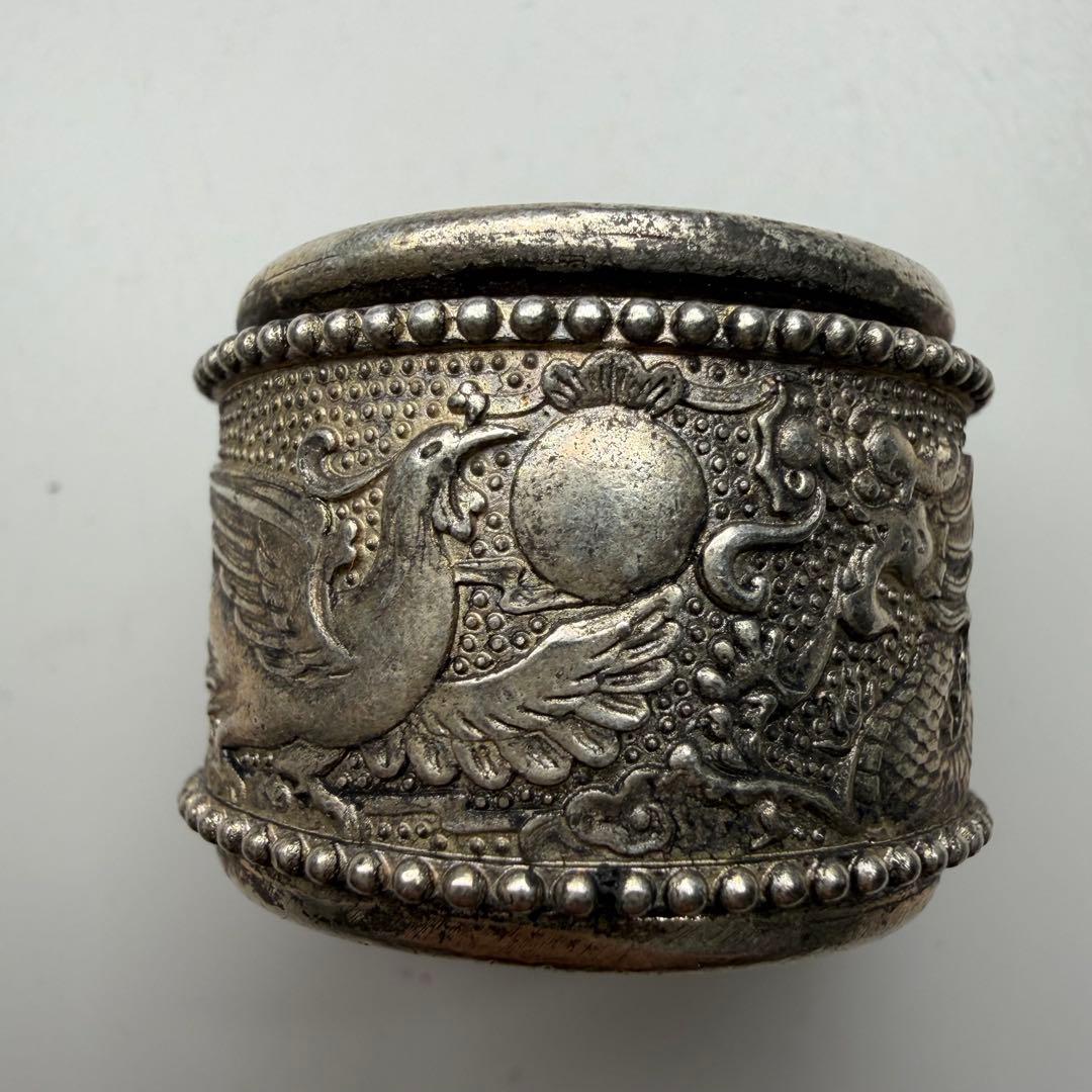 旧蔵　ドラゴンと鳳凰　リング　扳指　親指用