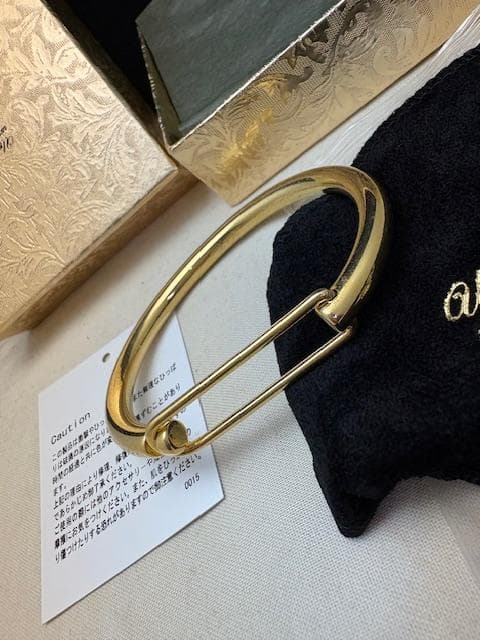 アンダーカバー カラビナバングル ブレスレット ゴールド
