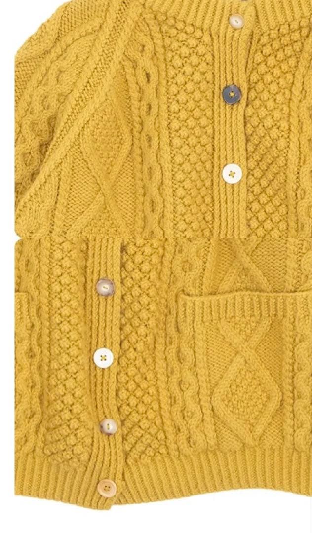 Charpentier de Vaisseau✖️Aran ニットカーディガン