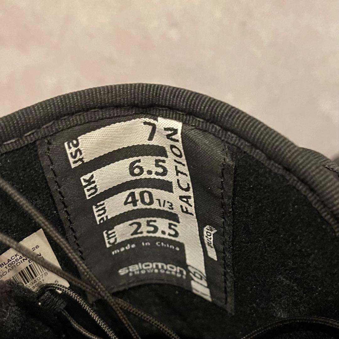 SALOMON サロモン FACTION スノーボード　ブーツ 25.5cm