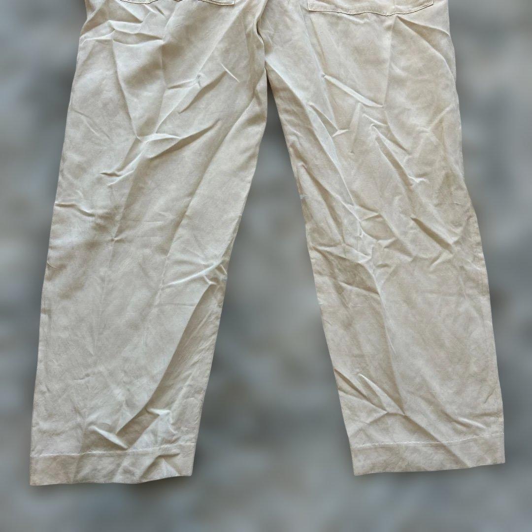 【新品】VENIT リネン レーヨン オールインワン ホワイト 38サイズ