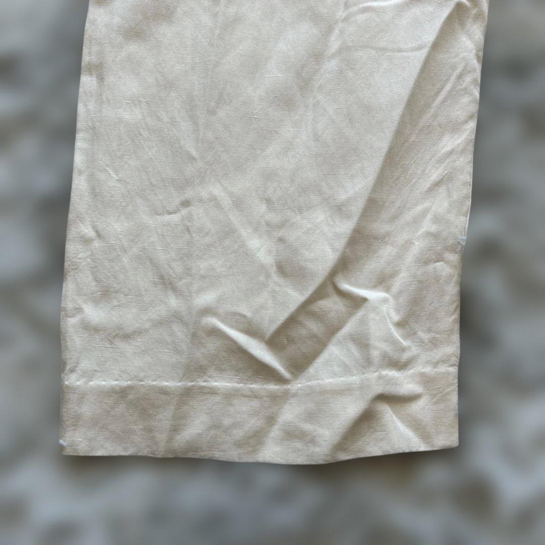 【新品】VENIT リネン レーヨン オールインワン ホワイト 38サイズ