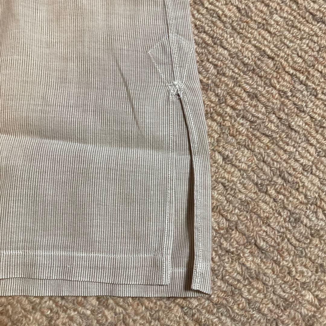 Charvet シャルべ　ストライプ 長袖シャツ　クリーニング済　フランス製