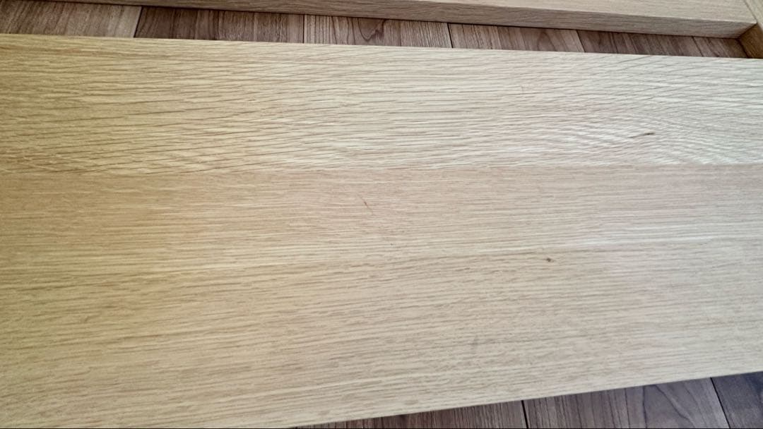 無印良品　スタッキングシェルフ追加棚　ワイド・オーク材　3段