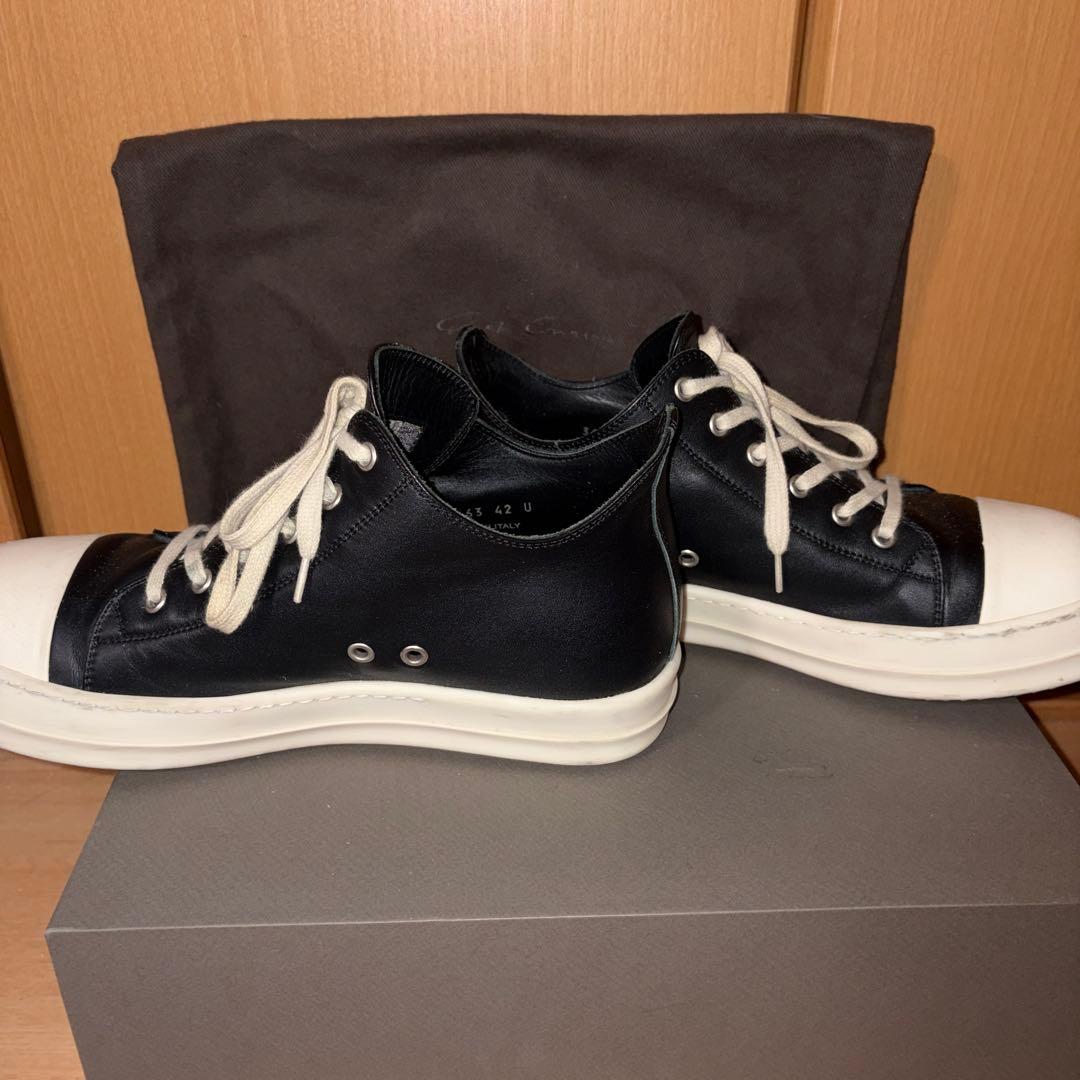 確実正規品　Rick owens LPO LOW SNEAKS 42 リック