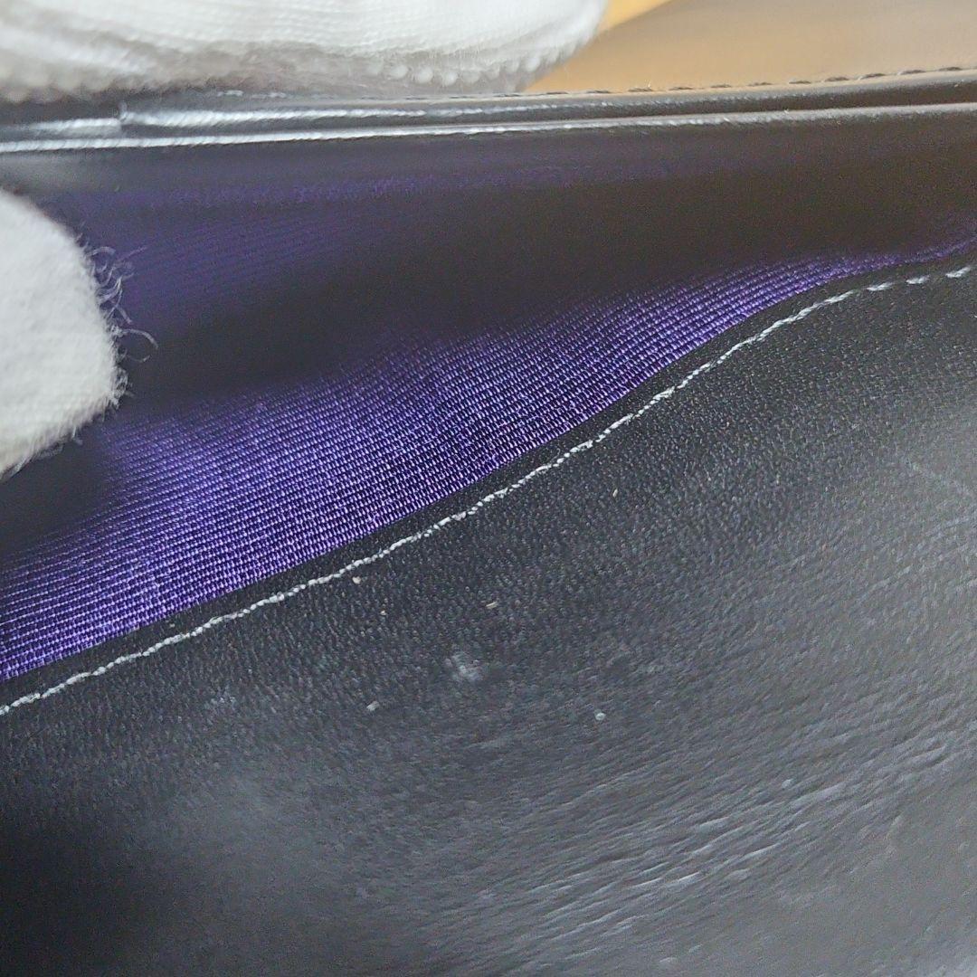 【希少】Paul Smith 長財布 最上級 蝋引き コードバン BLACK