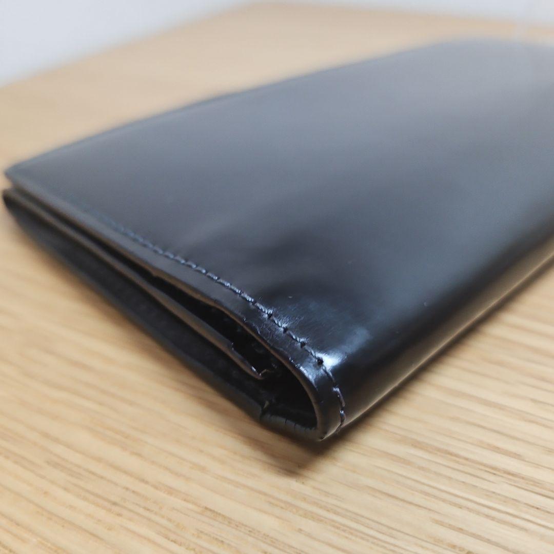 【希少】Paul Smith 長財布 最上級 蝋引き コードバン BLACK