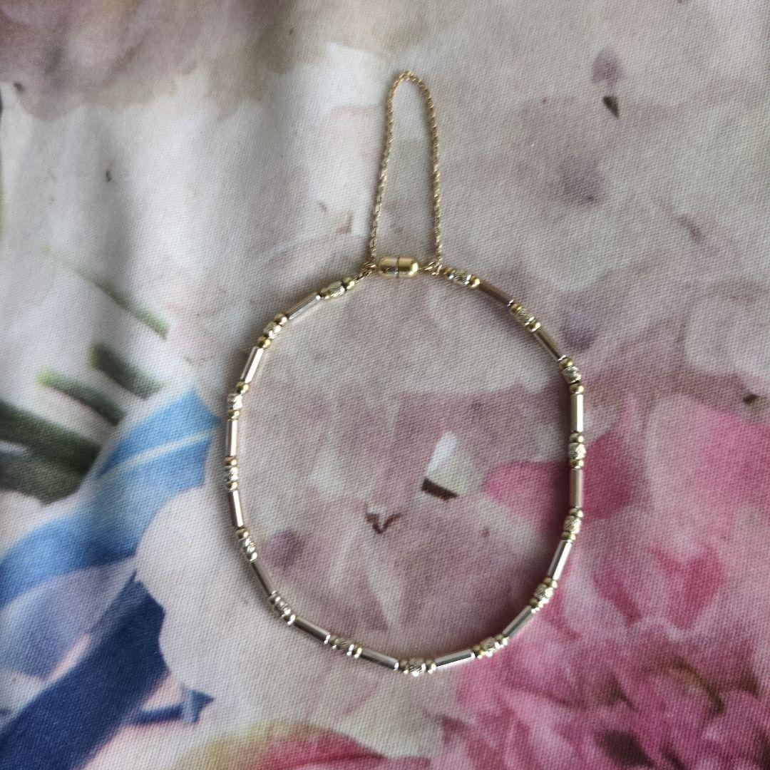 ✿美品✿18金　ブレスレット　4.84 グラム　　保証書付き　マグネット式