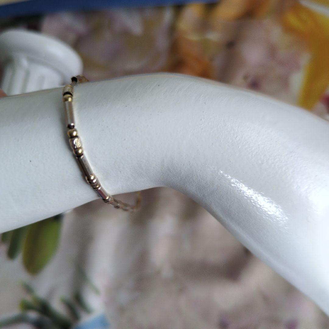 ✿美品✿18金　ブレスレット　4.84 グラム　　保証書付き　マグネット式