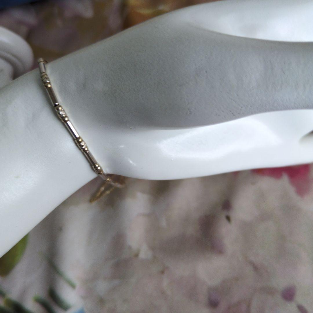 ✿美品✿18金　ブレスレット　4.84 グラム　　保証書付き　マグネット式