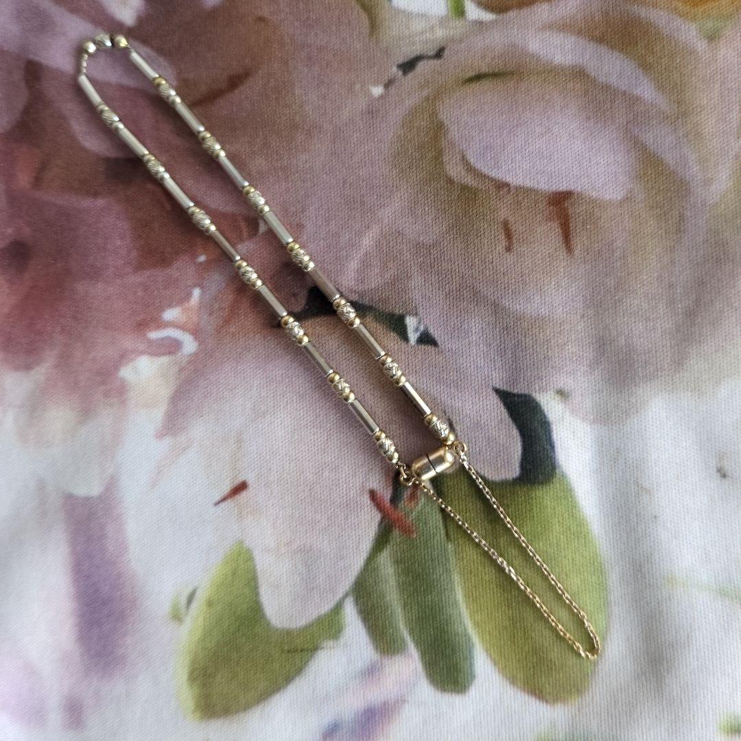 ✿美品✿18金　ブレスレット　4.84 グラム　　保証書付き　マグネット式