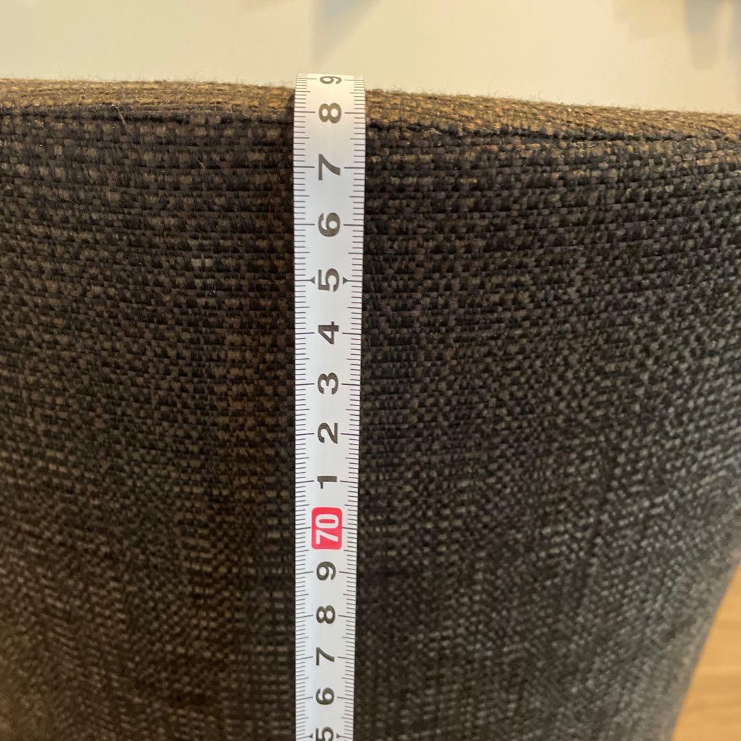 ダイニングチェア ダークグレー　布地