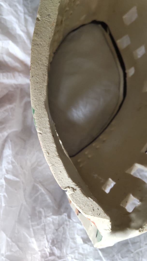 手作り工房 夕立窯 陶器 ランプシェード 未使用 うさぎ 手描き オブジェ